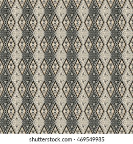 Ethnic, tribal, geometric seamless pattern.