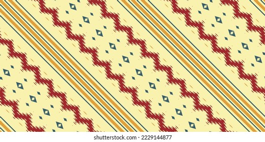 Ethnic Tribal Ikat designs tribal abstract Seamless Pattern. Ethnic Geometric Ikkat Batik Digital vector textile Design for Prints Fabric saree Mughal brush symbol Swaths texture Kurti Kurtis Kurtas
