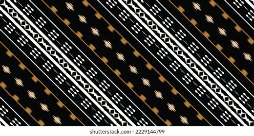 Ethnic Tribal Ikat diamond tribal Aztec Seamless Pattern. Ethnic Geometric Batik Ikkat Digital vector textile Design for Prints Fabric saree Mughal brush symbol Swaths texture Kurti Kurtis Kurtas