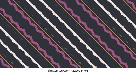 Ethnic Tribal Ikat diamond tribal background Seamless Pattern. Ethnic Geometric Ikkat Batik Digital vector textile Design for Prints Fabric saree Mughal brush symbol Swaths texture Kurti Kurtis Kurtas