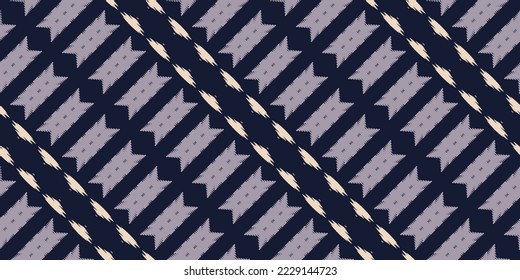 Ethnic Tribal Ikat fabric tribal Africa Seamless Pattern. Ethnic Geometric Batik Ikkat Digital vector textile Design for Prints Fabric saree Mughal brush symbol Swaths texture Kurti Kurtis Kurtas