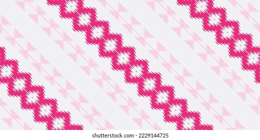 Ethnic Tribal Ikat fabric tribal African Seamless Pattern. Ethnic Geometric Ikkat Batik Digital vector textile Design for Prints Fabric saree Mughal brush symbol Swaths texture Kurti Kurtis Kurtas