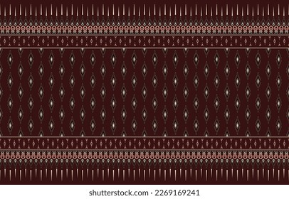 Ethnic tribal motifs. Sarong cloth. Seamless. Wrapping, paper, tie-dye cloth,
