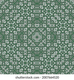 Ethnic tribal motifs seamless pattern vector design. Continuous fashion ornament. Wallpaper endless pattern. Vintage design. Interior decor print.