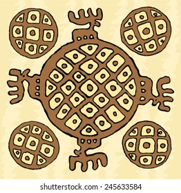 ethnic tribal native symbol ornament
