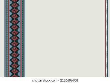 Ethnic Tribal Pattern Background. For Brochure, Restaurant Menu. Cinco De Mayo Decor. Vector Seamless Native American Pattern.