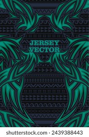 Ethnic and tribal pattern design for sublimation sports jersey