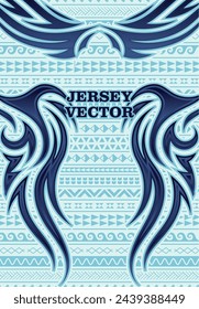 Ethnic and tribal pattern design for sublimation sports jersey