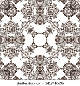 ethnic and tribal pattern. Hand drawn ornamental stripes. Black and white print for your textiles. Vector geometric background