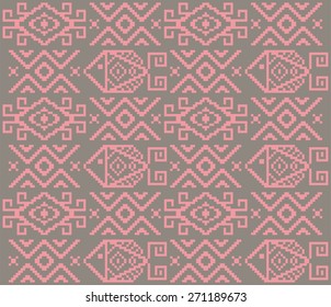 ethnic tribal pattern with modern taste