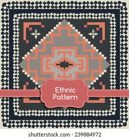 Ethnic tribal pattern vector Ornament.