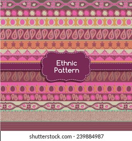 Ethnic tribal pattern vector Ornament.
