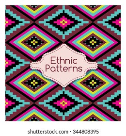 Ethnic tribal pattern vector Ornament.