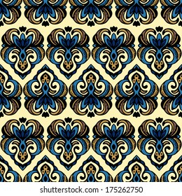 Ethnic tribal seamless patten vector