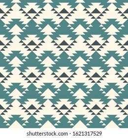 Ethnic, tribal seamless pattern. Native american embroidery textile stylized surface print. Boho chic ornament. Vector abstract