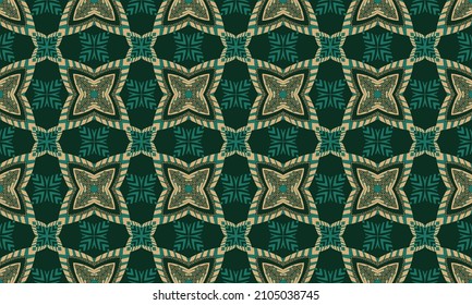 Ethnic tribal seamless pattern. Traditional design for background, wallpaper, clothing, wrapping, carpet, tile, fabric, decoration, vector illustration, embroidery style. African textile patterns.