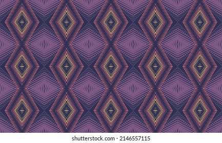 Ethnic tribal seamless pattern. Traditional design for background, wallpaper, clothing, wrapping, carpet, tile, fabric, decoration, vector illustration, embroidery style. African textile patterns.