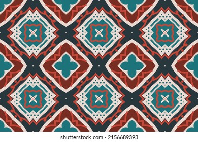 Ethnic Tribal Seamless Pattern Vector Illustration Mandala Abstract Ancient Stripes Aztec African Style Background Vintage