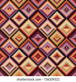 ethnic tribal seamless pattern. vector illustration - eps 8