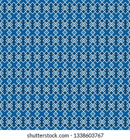 Ethnic, tribal seamless surface pattern. Embroidery ornament. Folk background. Repeated geometric symbols motif. Folkloric wallpaper. Delicate digital paper, textile print. Vector art / illustration