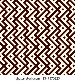 Ethnic, tribal seamless surface pattern. Repeated symbols background. Ancient folk ornament. Geometric figures motif. Geo abstract wallpaper. Digital paper, textile print. Vector art / illustration