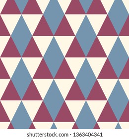 Ethnic, tribal seamless surface pattern. Native americans style background. Repeated triangles ornament. Pyramid motif. Boho chic digital paper, textile print. Modern geometric abstract wallpaper.