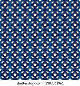 Ethnic, tribal seamless surface pattern. Repeated diamonds and squares motif. Folk background. Folkloric wallpaper. Geometric ornament. Geo digital paper, textile print. Vector art