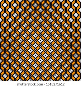Ethnic, tribal seamless surface pattern. Repeated diamonds and rhombuses motif. Folk background. Folkloric wallpaper. Geometric ornament. Geo digital paper, textile print. Vector art