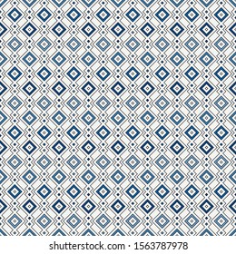 Ethnic, tribal seamless surface pattern. Repeated diamonds and rhombuses motif. Folk background. Folkloric wallpaper. Geometric ornament. Geo digital paper, textile print. Vector art