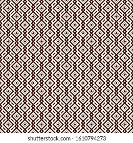 Ethnic, tribal seamless surface pattern. Repeated diamonds and rhombuses motif. Folk background. Folkloric wallpaper. Geometric ornament. Geo digital paper, textile print. Vector art