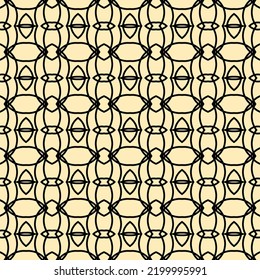 Ethnic tribal zig zag and rhombus seamless pattern rounded lines. Vector illustration for beauty fashion design, scarf. Black white light brown cream colors. traditional Vintage stripe style. 
