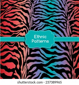 Ethnic Tribes Patterns Ornament.  Native colorful vector Illustration.