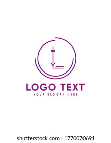 Ethnic unique style letter type L logo template, Vector logo for business and company identity 