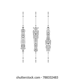 Ethnic vector arrows