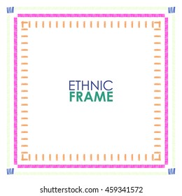 Ethnic vector frame
