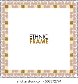 Ethnic vector frame