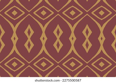 Ethnic Vector Geo Boho. Red Abstract Ornament. Pillowcase Trendy Geometric. Maroon Design Hand made Design. Vintage Tapestry. Scarf Bohemian Hippie. 