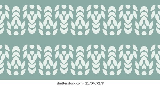 Vector étnico Geo Boho. La Decoración En Tonos Turquesa. Pillowcase Trendy Bohemian. Obra de arte de Aqua hecha a mano. Mosaico Gráfico Turquesa. Diseño africano. Hippie geométrico espantado.