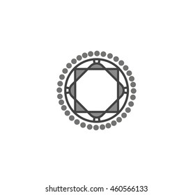 Ethnic vector Illustration. Geometric decor element. 