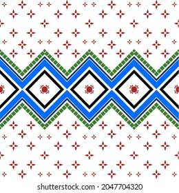 Ethnic vector seamless pattern. Abstract background. Digital design. Textile design. Fabric pattern. Tribal textile art. Tile pattern 