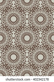 Ethnic vector seamless  pattern. Islamic style.Moroccan background.
