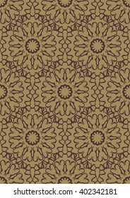 Ethnic vector seamless  pattern. Islamic style.Moroccan background.