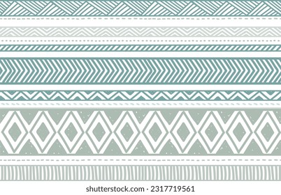 Ethnic vector seamless pattern. Tribal geometric background, boho motif, maya, aztec ornament illustration. rug textile print texture