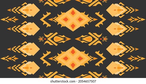 Ethnic vertical seamless shapes pattern geometric abstract EP1.Design for background, carpet, wallpaper, clothing, wrapping, Batik, fabric, Vector