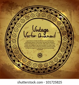 Ethnic vintage ornament