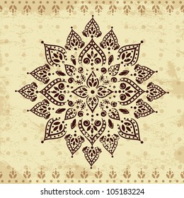 Ethnic vintage ornament background