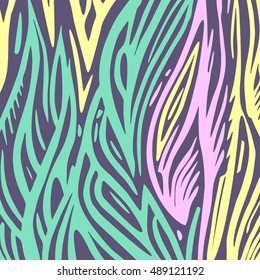 Ethnic violet vector abstract hand drawn, waves background.