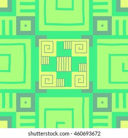 Ethnic wallpaper. Aztec pattern. Tribal print.