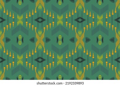 Ethnic wallpaper geometry Indian. Beautiful Simple ikat motifs abstract tribal Aztec art Design for background,carpet,wallpaper,clothing,wrapping,Batik,fabric,Vector illustration. embroidery style.