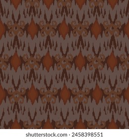 Ethnic wallpaper, seamless fabric pattern, abstract ikat, carpet, fabric, batik